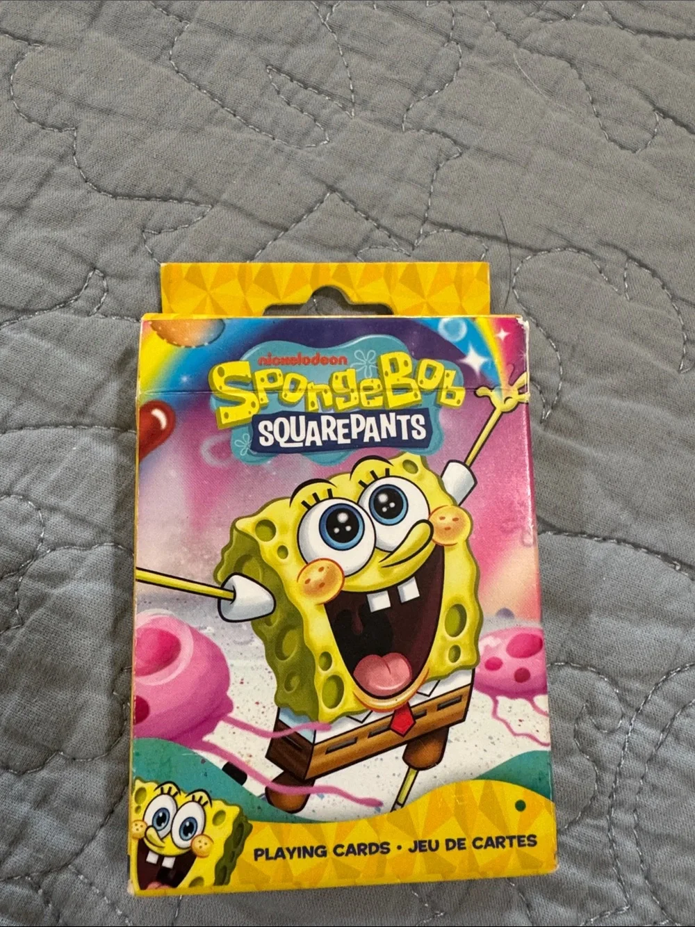 SpongeBob SquarePants Playing Cards - Yellow, Pink, Blue